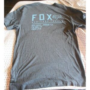 Fox Racing "Heritage Forged" Graphic T-Shirt Mens Size Medium Tee Logo Motocross